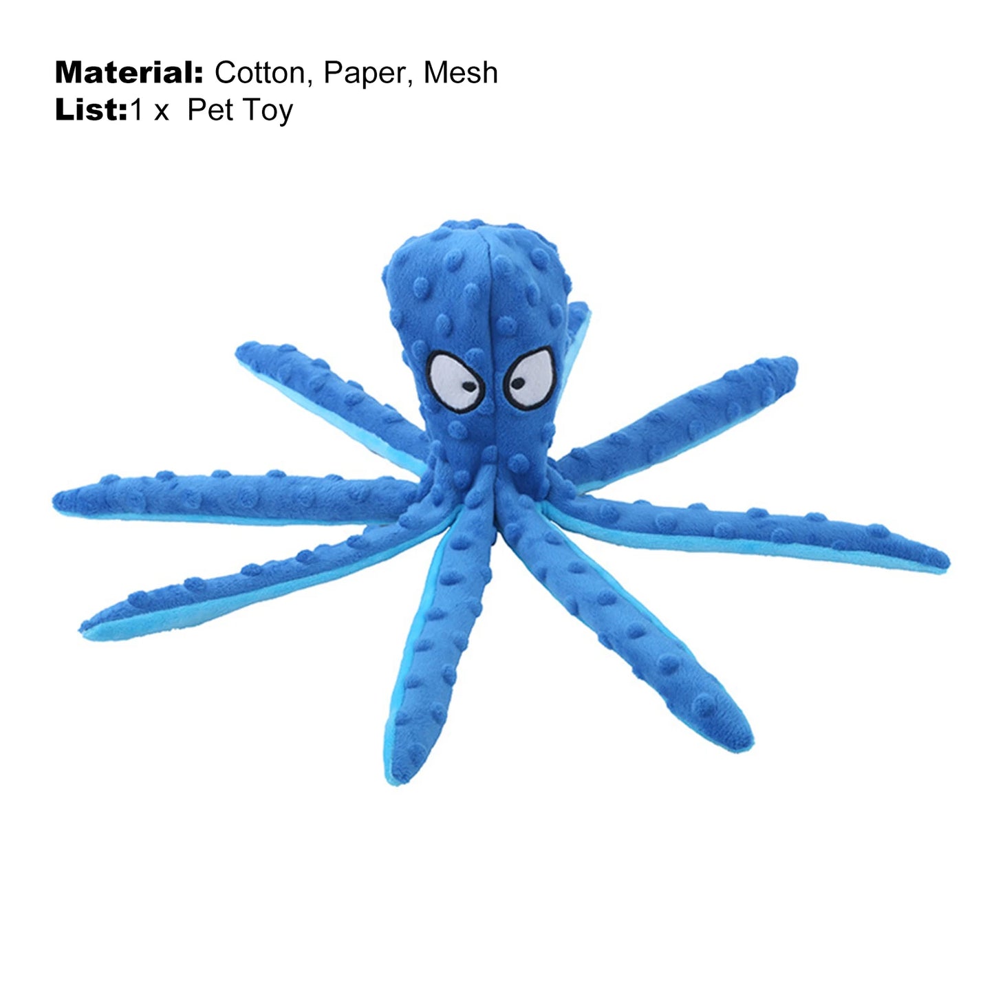 Interactive Indestructible Bite Resistant Plush Toy
