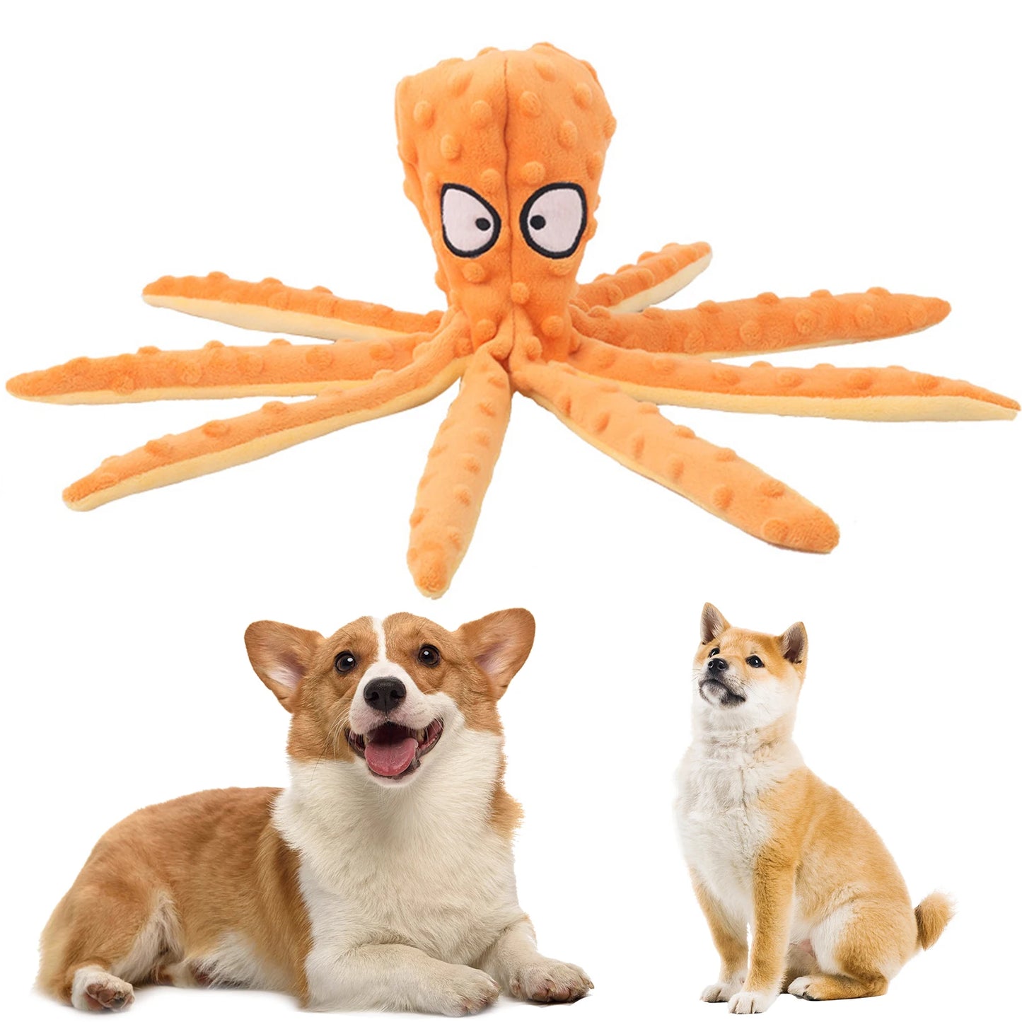 Interactive Indestructible Bite Resistant Plush Toy