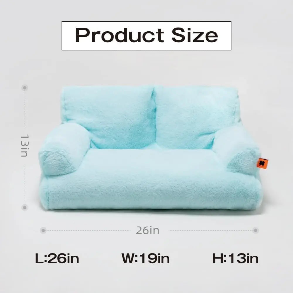 Washable Fluffy Cat Couch Bed