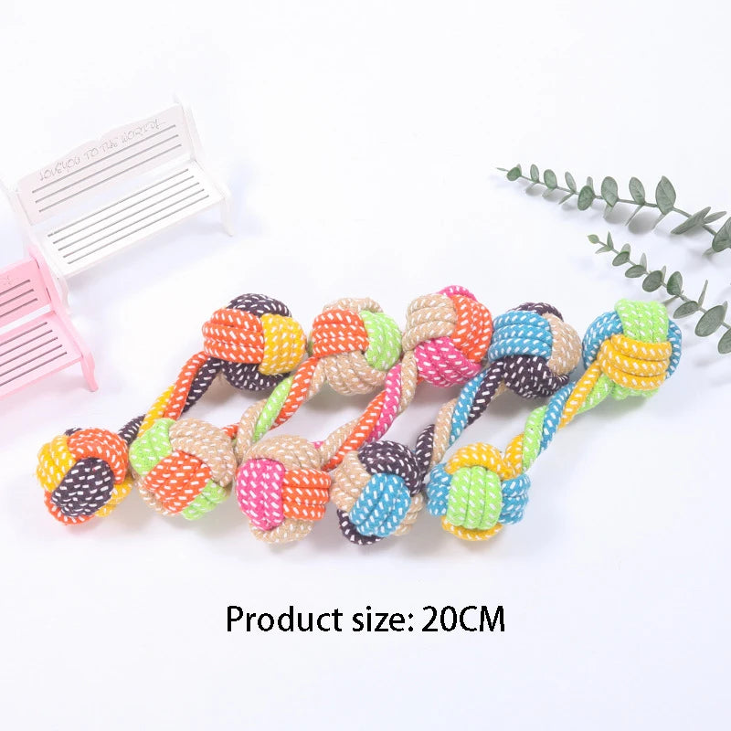 Interactive Cotton Rope Chew Toy