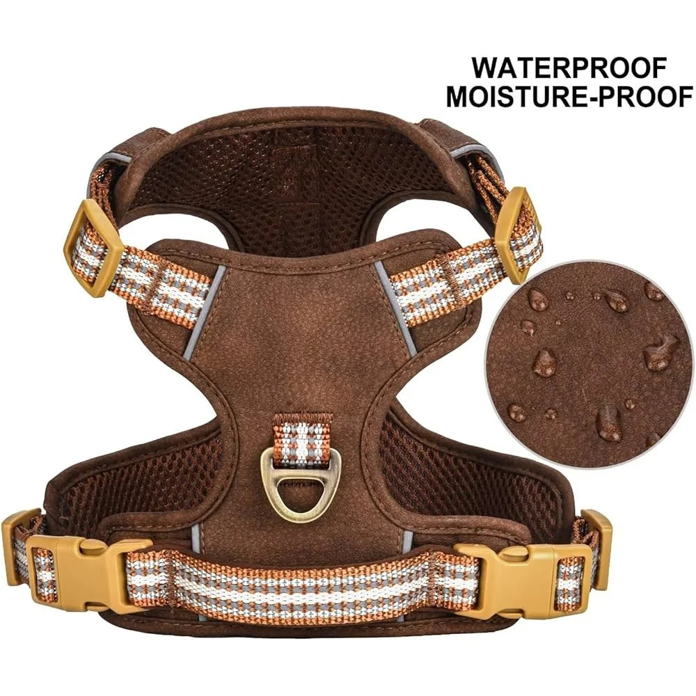 Comfortable No Pull Reflective Large Dog Harness