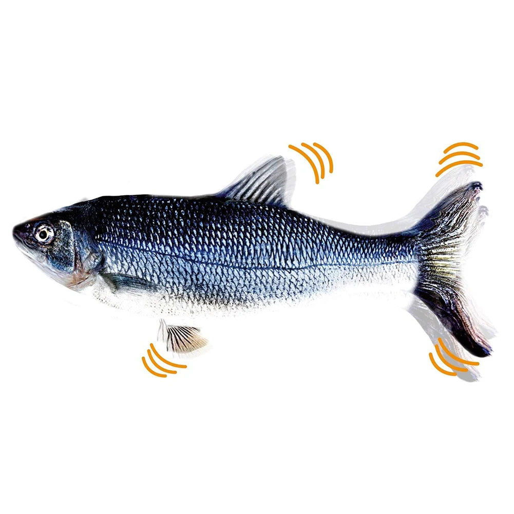 Interactive Electric Floppy Toy Fish with USB Charger