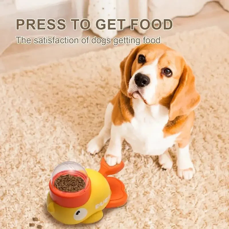 2-in-1 Interactive Automatic Treat Dispenser Toy