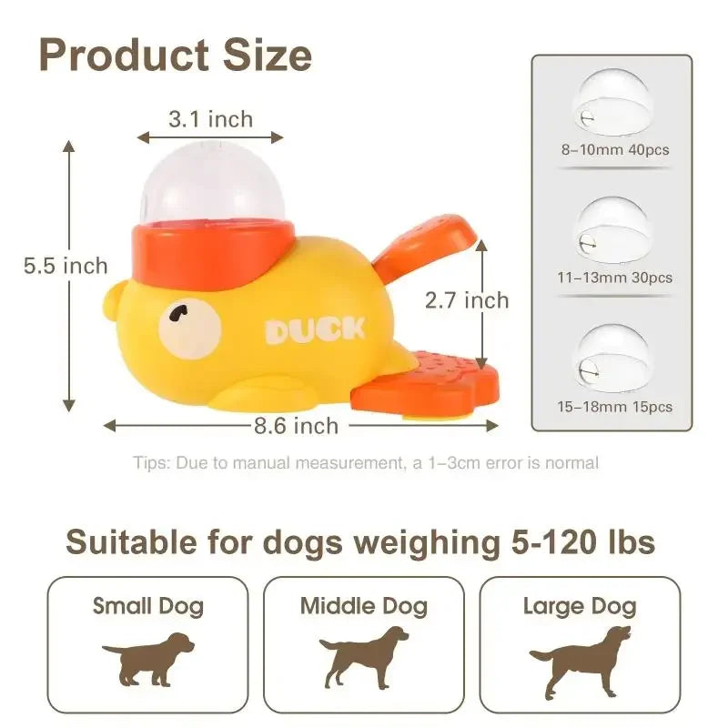 2-in-1 Interactive Automatic Treat Dispenser Toy