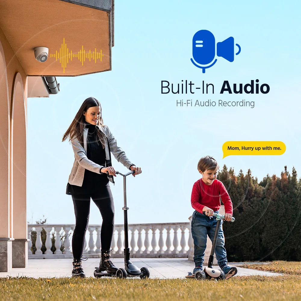Outdoor Indoor Security Cameras Smart Home With Audio