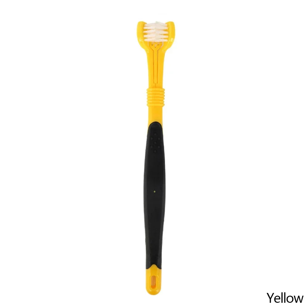 Three Sided Multi-angle Pet Toothbrush