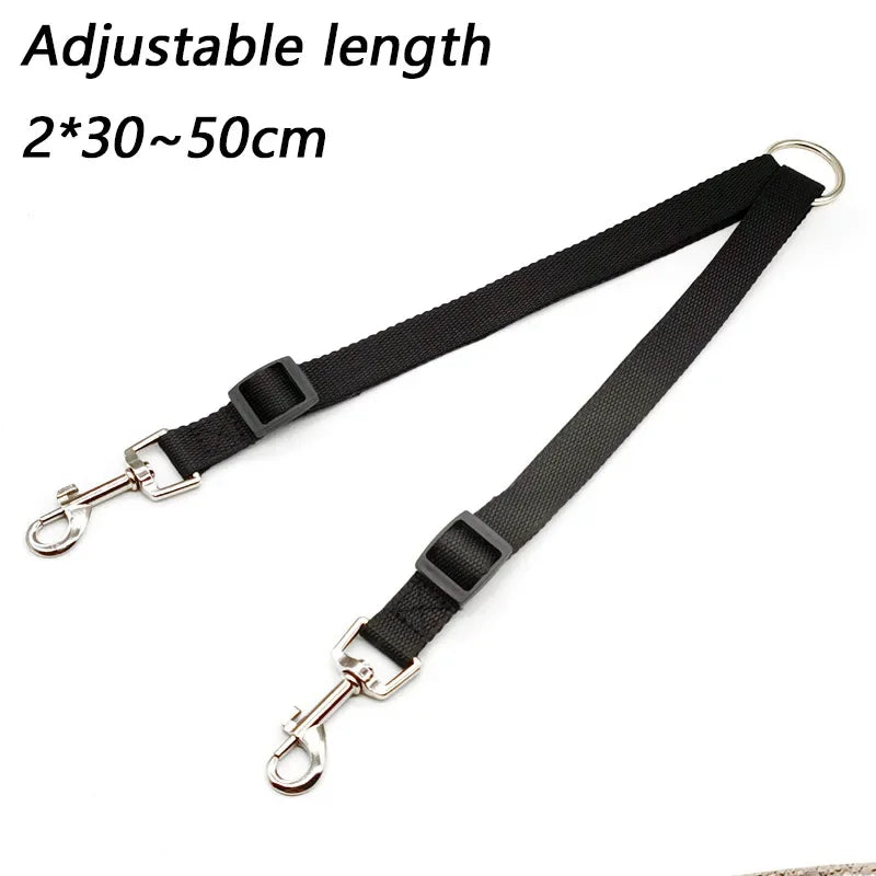 Adjustable Double Coupler Dog Leash