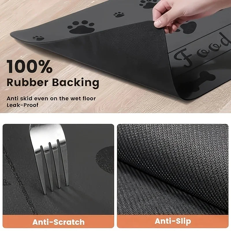 Absorbent Waterproof Pet Feeding Mat