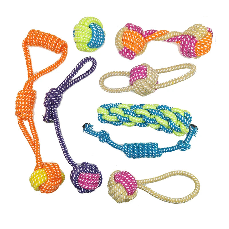 Interactive Cotton Rope Chew Toy