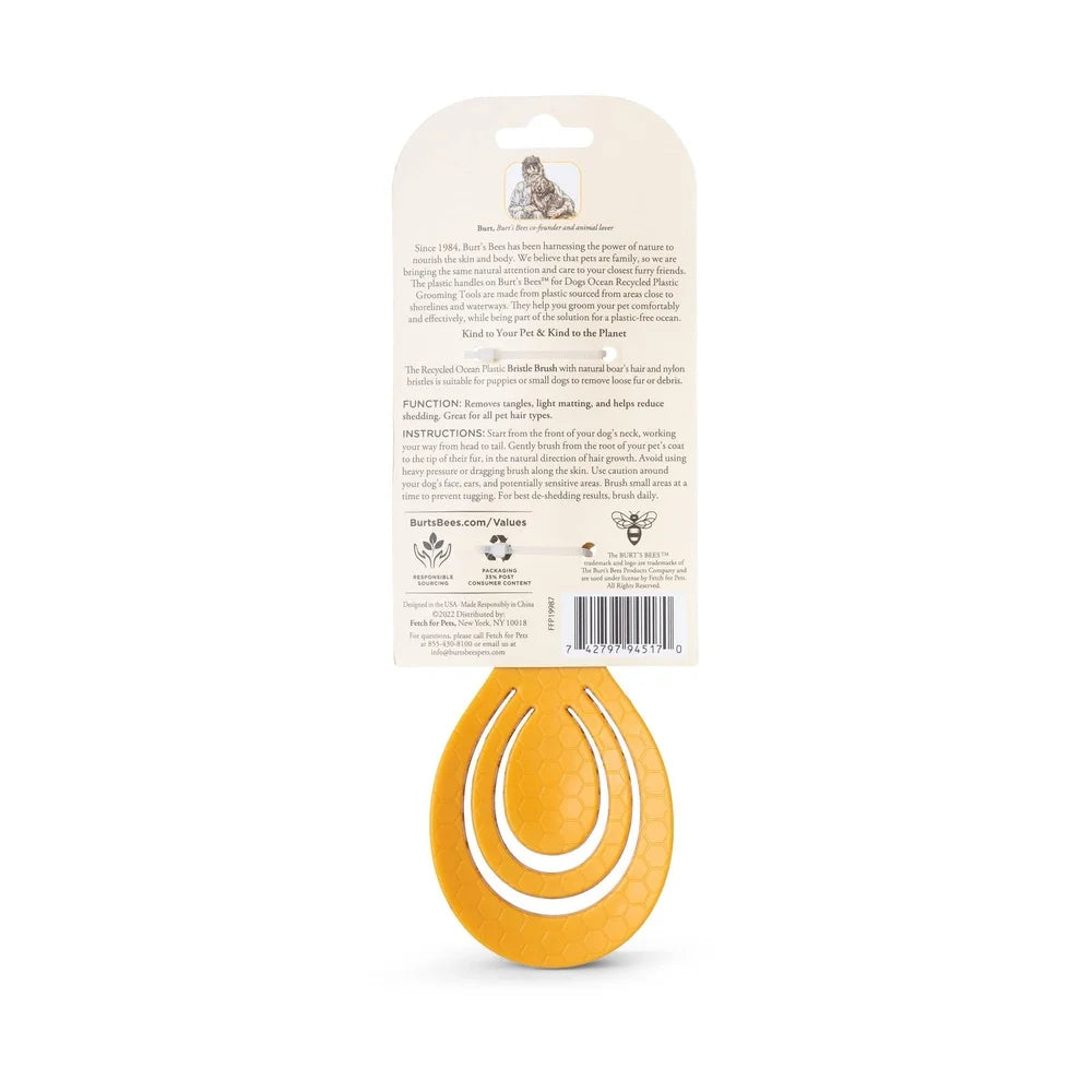 Durable Flex-Head Grooming Brush Recycled Materials
