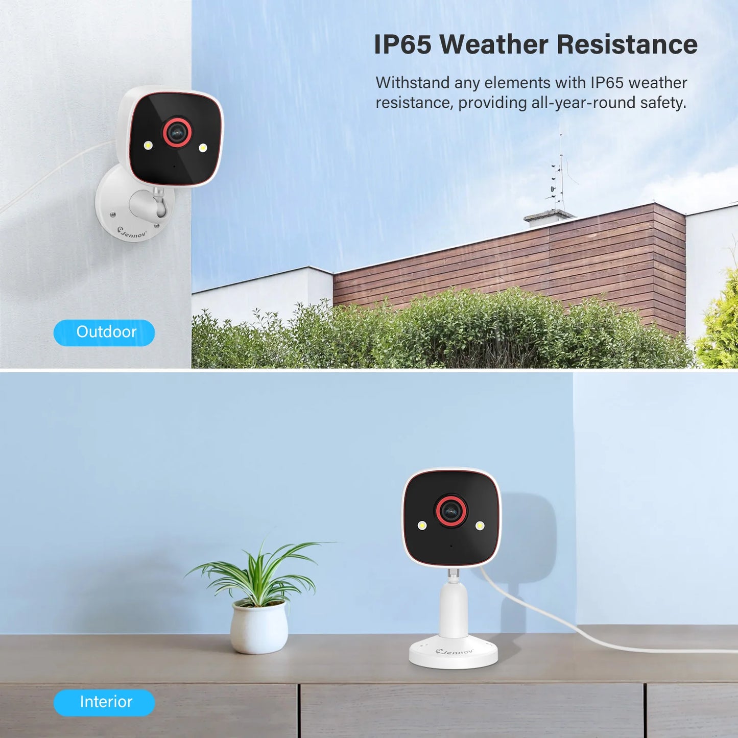 Outdoor/Indoor Security Pet Cameras for Dog/ Cat