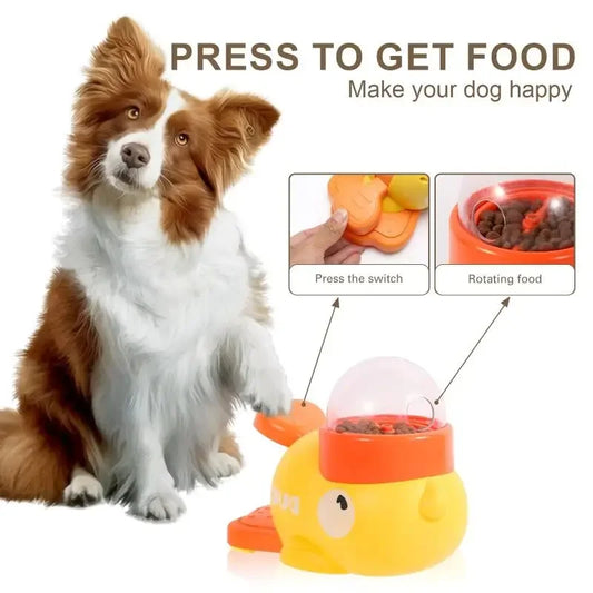 2-in-1 Interactive Automatic Treat Dispenser Toy