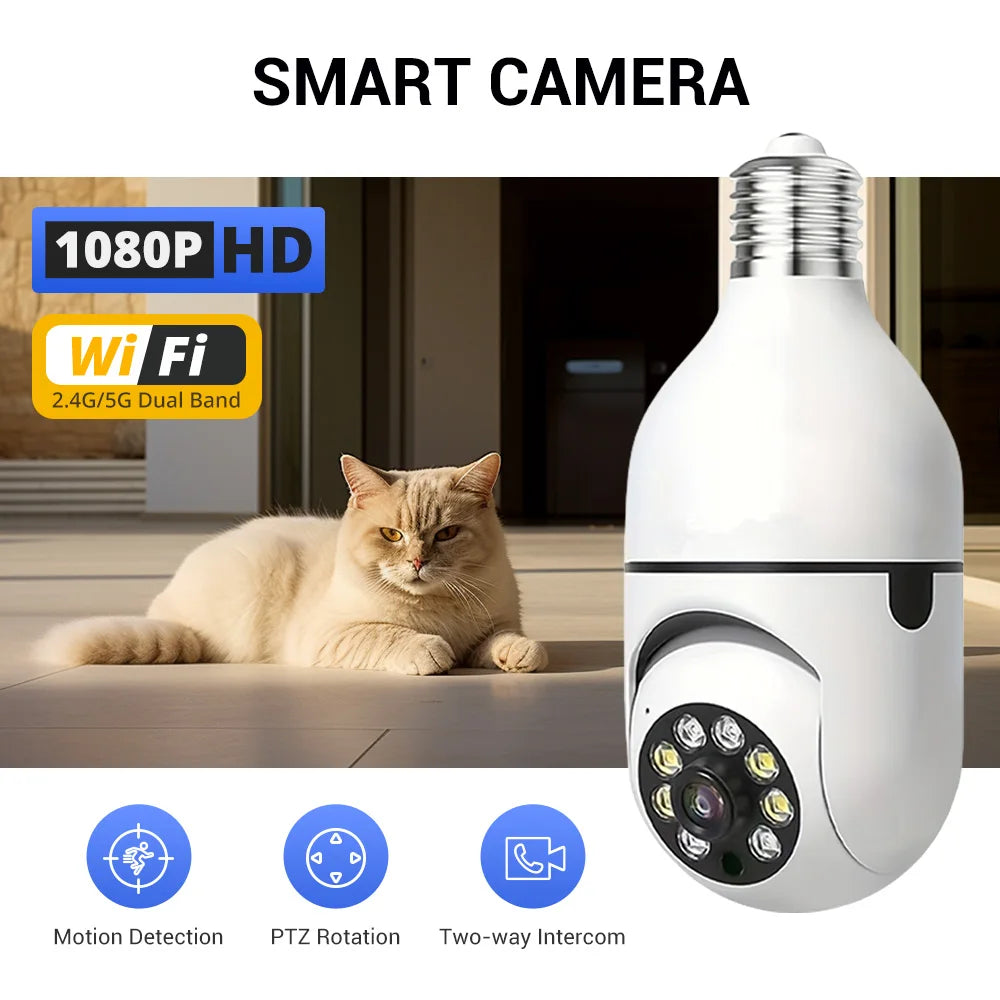 Wireless APP-Light Bulb Security Camera