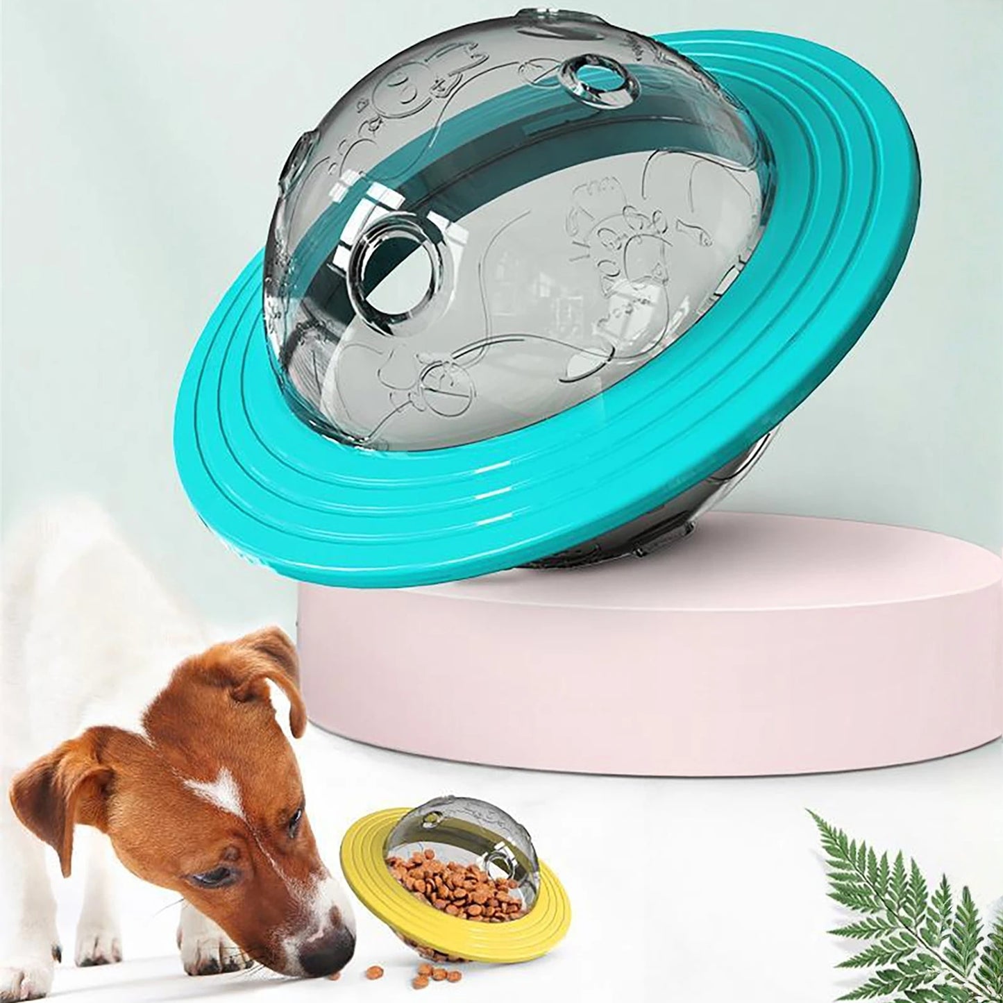 Two-in-one Interactive Improve IQ Food Ball and Flying Disk Toy