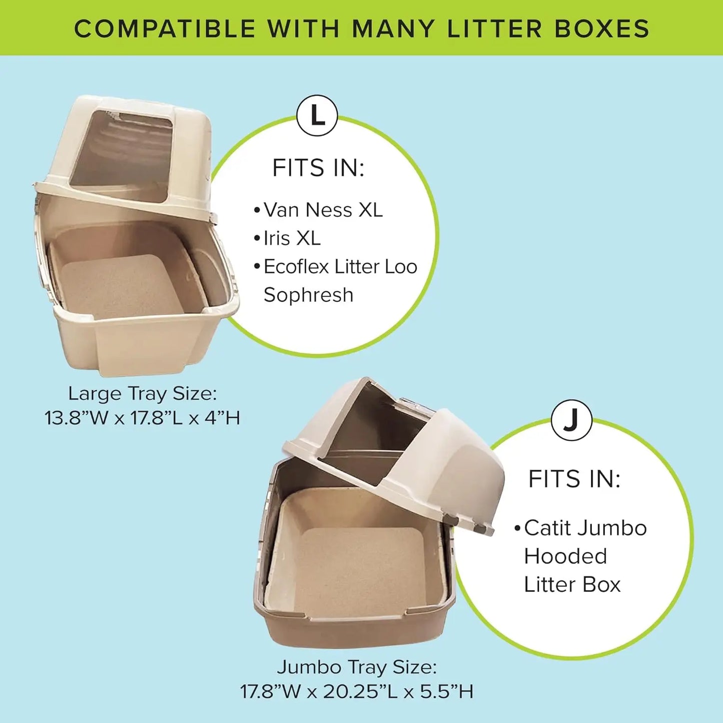 6-Pack Disposable Cat Litter Box