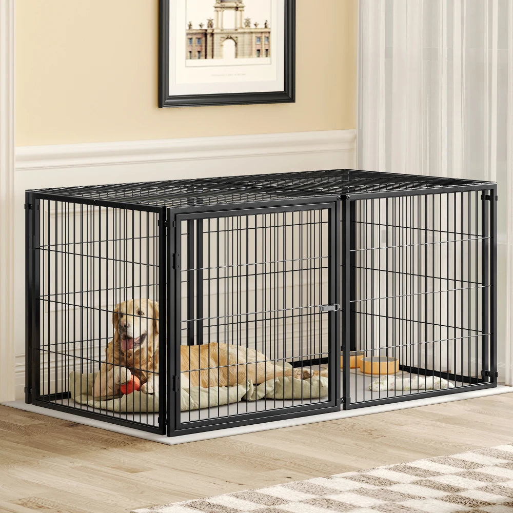 Large Indoor Dog Kennel for Medium Dogs