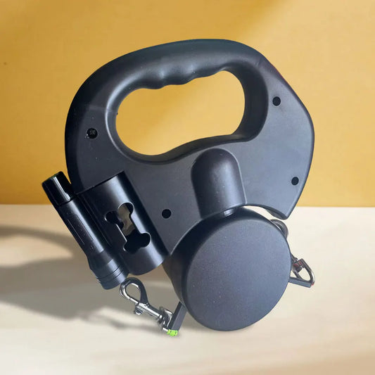 Double Headed Retractable Dog LED Walking Dog Leash