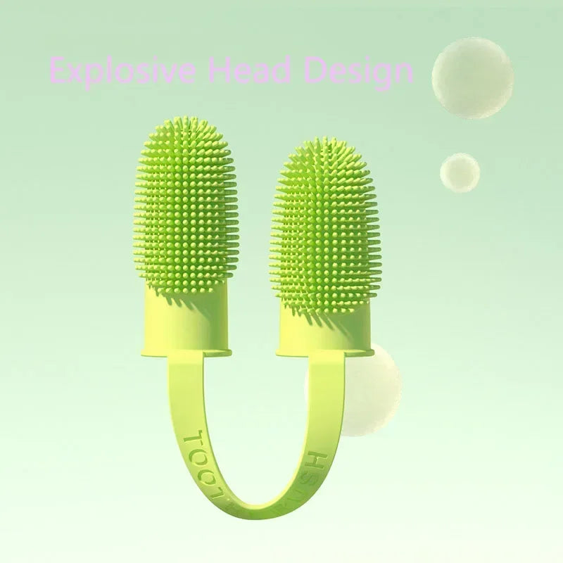 Super Soft Double Finger Toothbrush