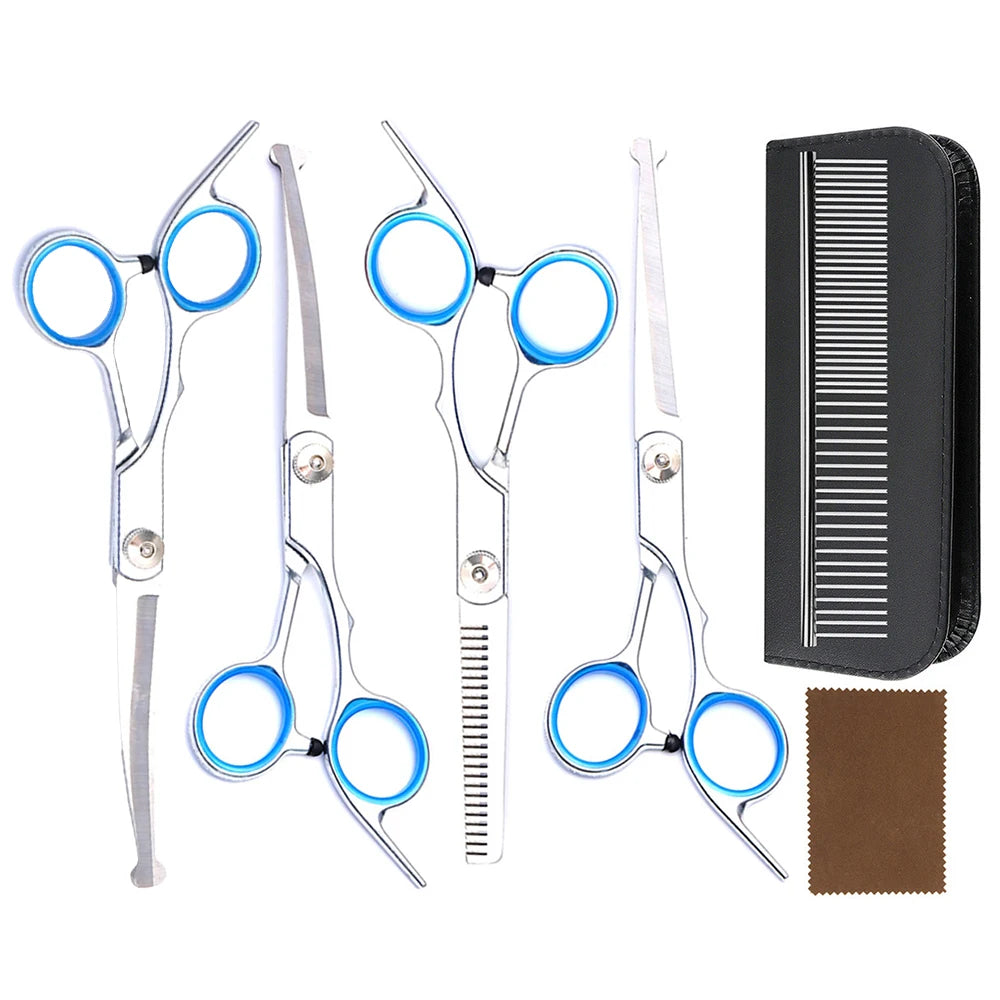 4 Styles Stainless Steel Thinning Shears