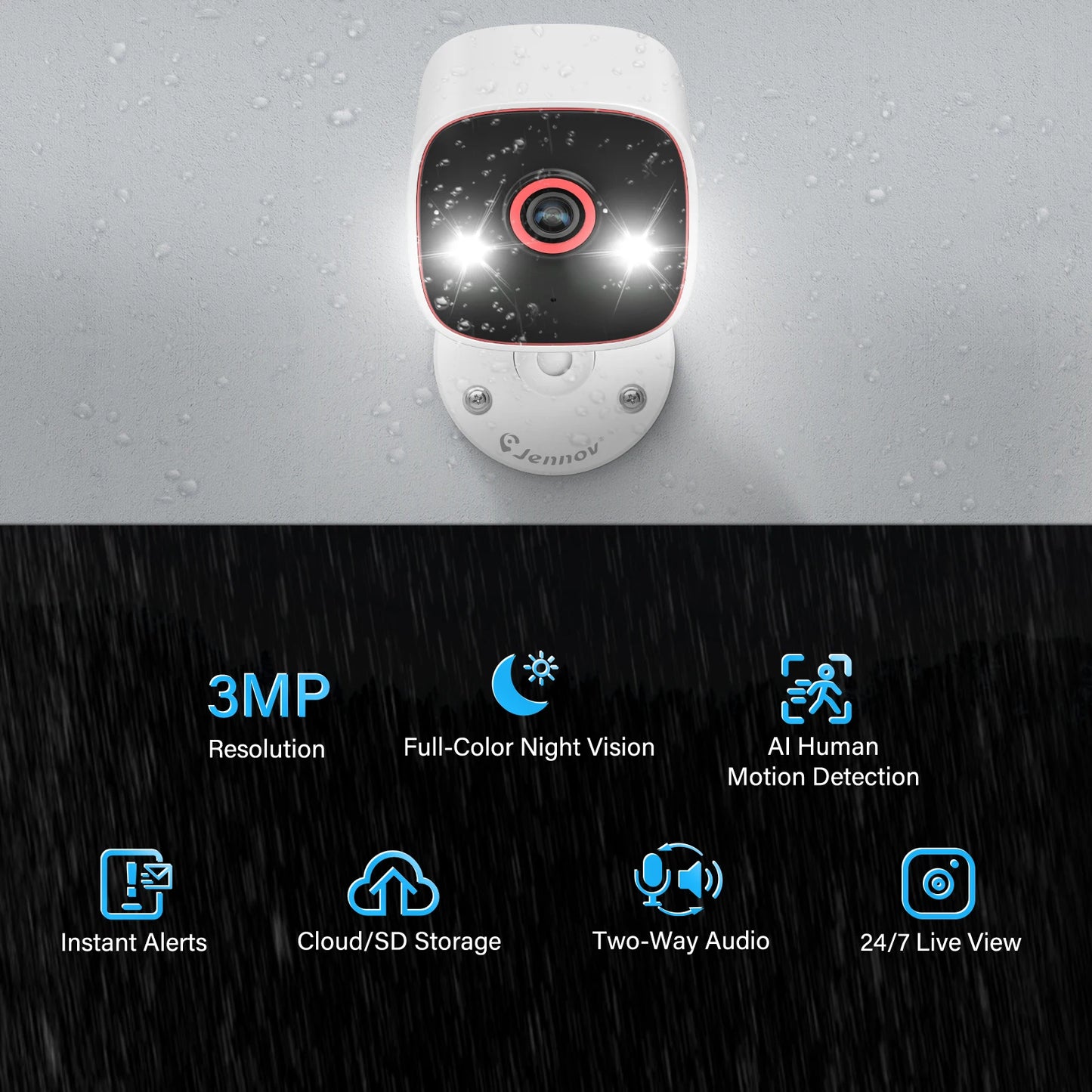 Outdoor/Indoor Security Pet Cameras for Dog/ Cat