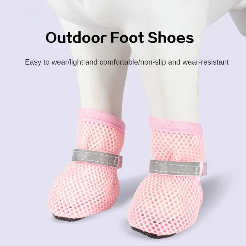 4pc, Non-slip Breathable Wear-resistant Protective Footwear.