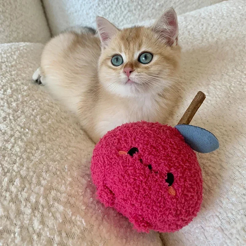 Interactive Plush Cat Toy