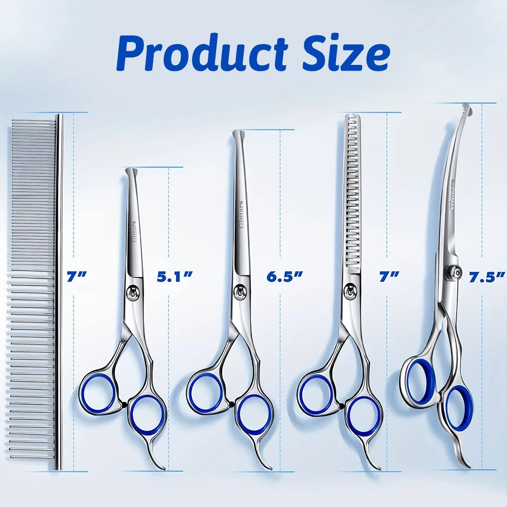 4 Styles Stainless Steel Thinning Shears