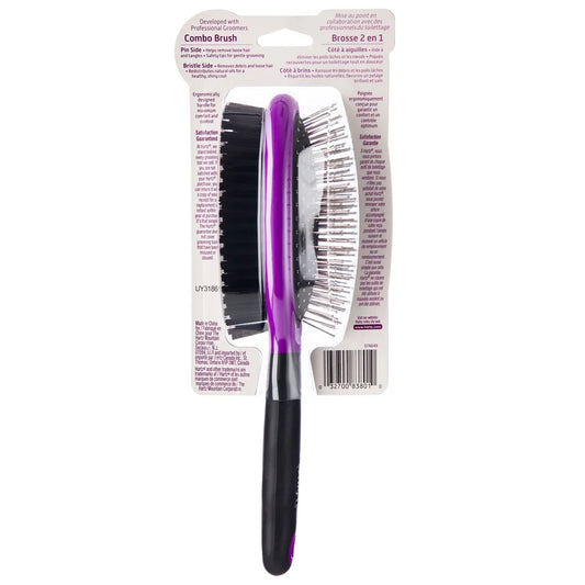 Double-Sided Dog Grooming Brush