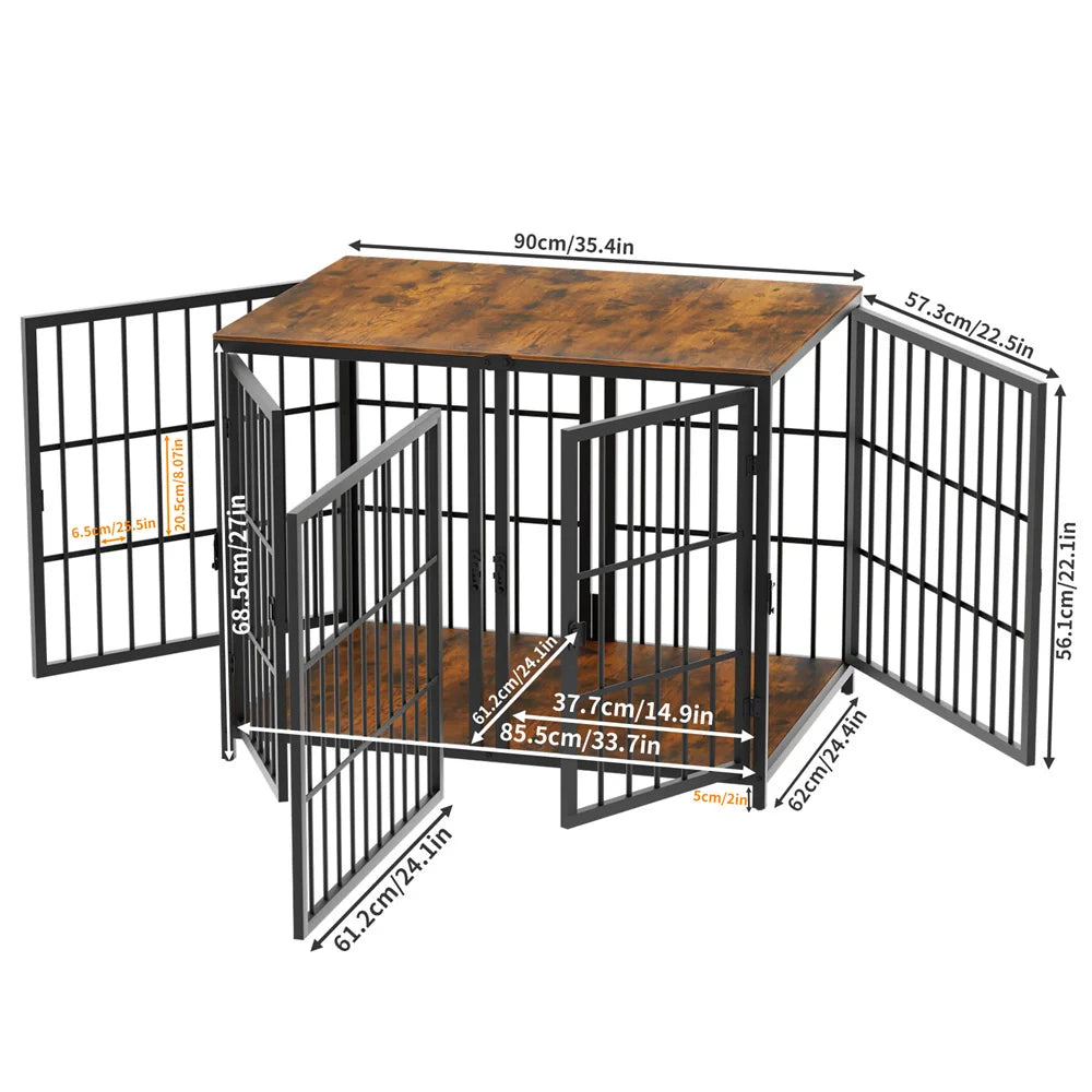 Ultra Thick Kennel with Removable Divider