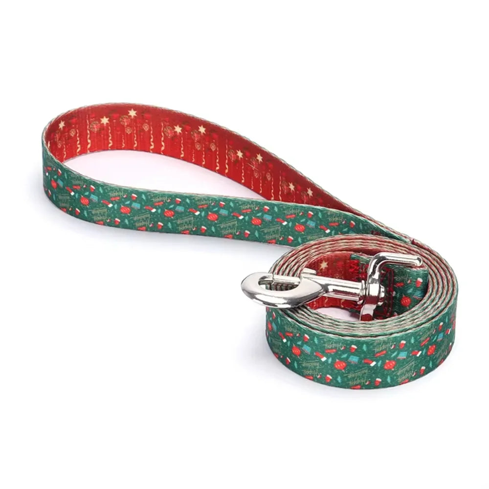 Christmas Dog Collar Harness