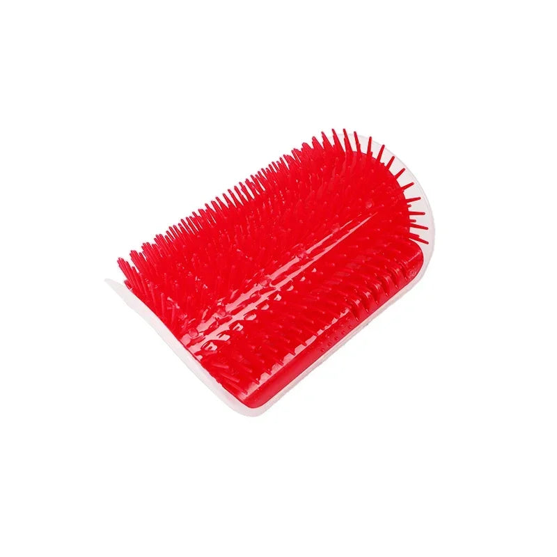 Removable Cat Corner Scratching Rubbing Grooming Brush