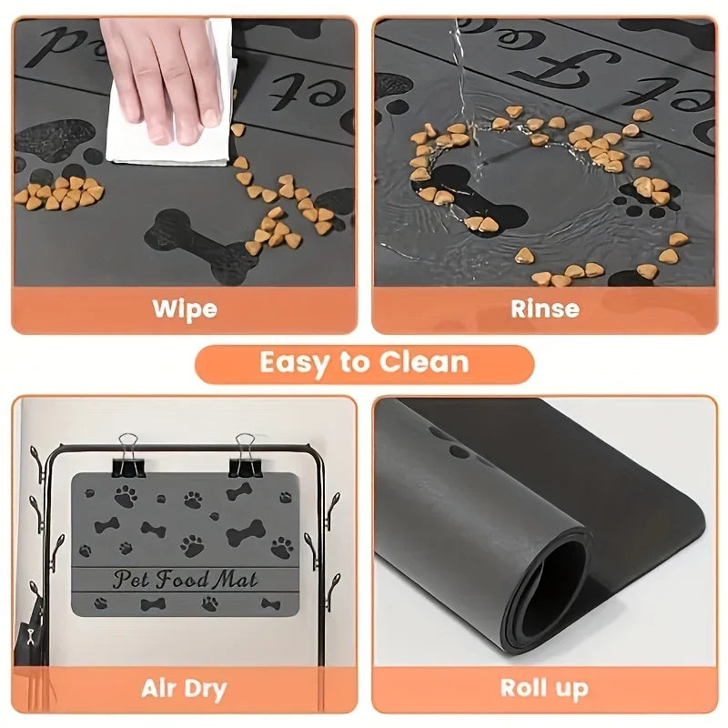 Absorbent Waterproof Pet Feeding Mat