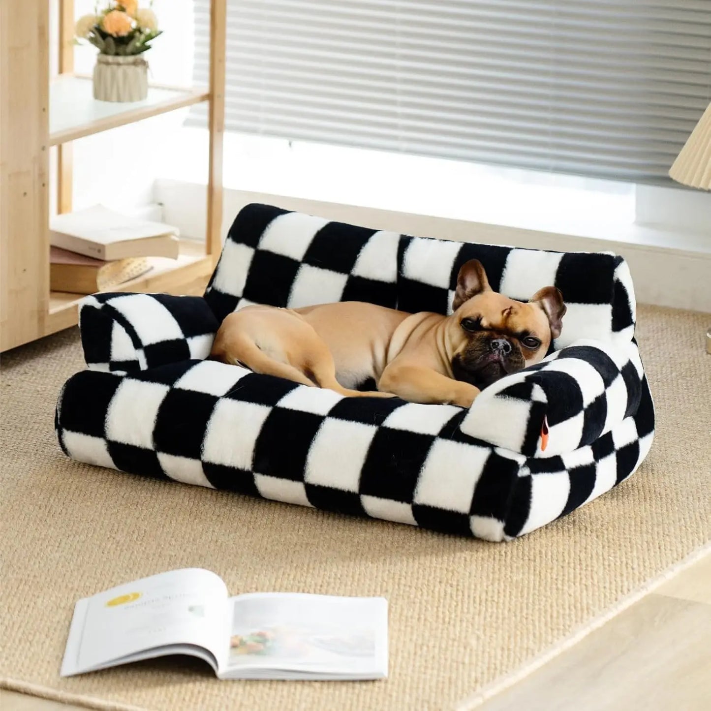 Washable Fluffy Cat Couch Bed