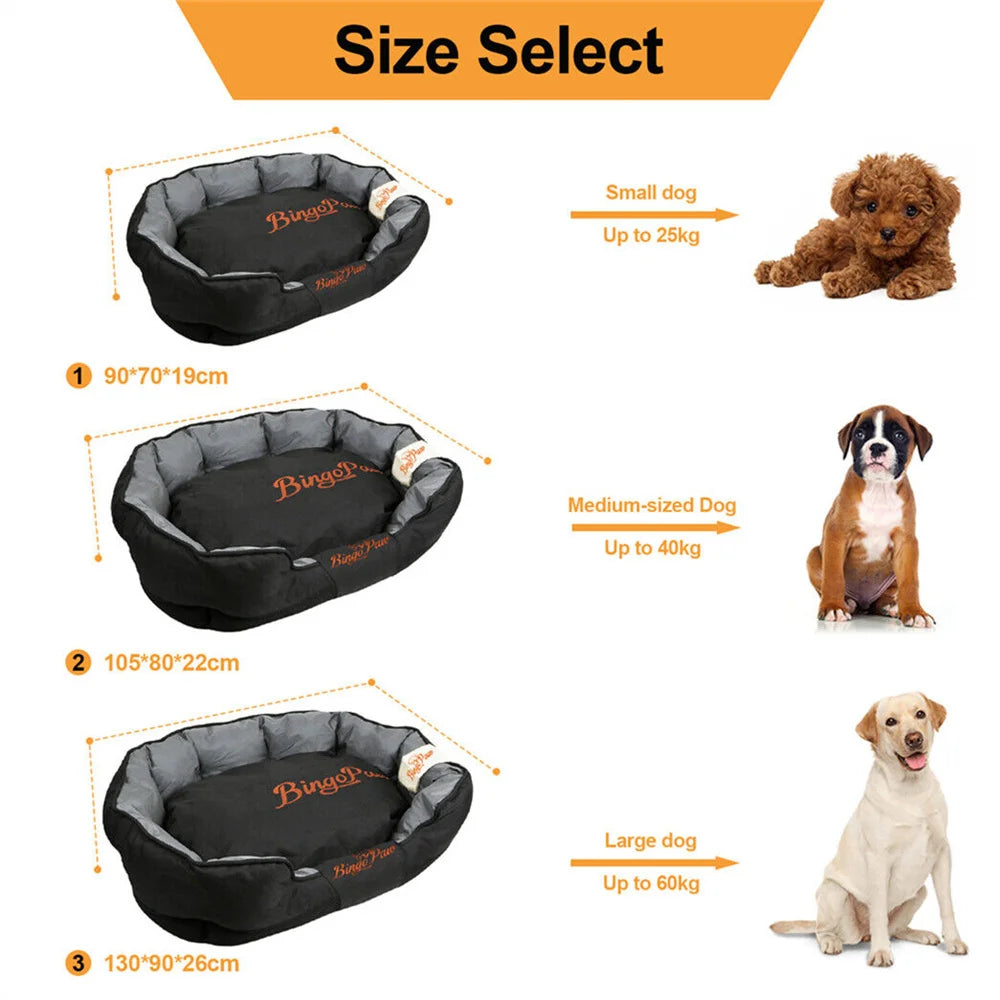Orthopedic Waterproof Washable Sofa Dog Bed with Removable Cushion