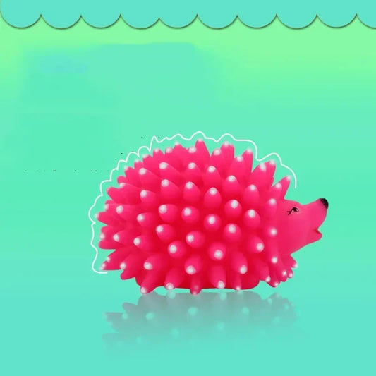 Realistic Hedgehog Soft Squeaky Pet Ball