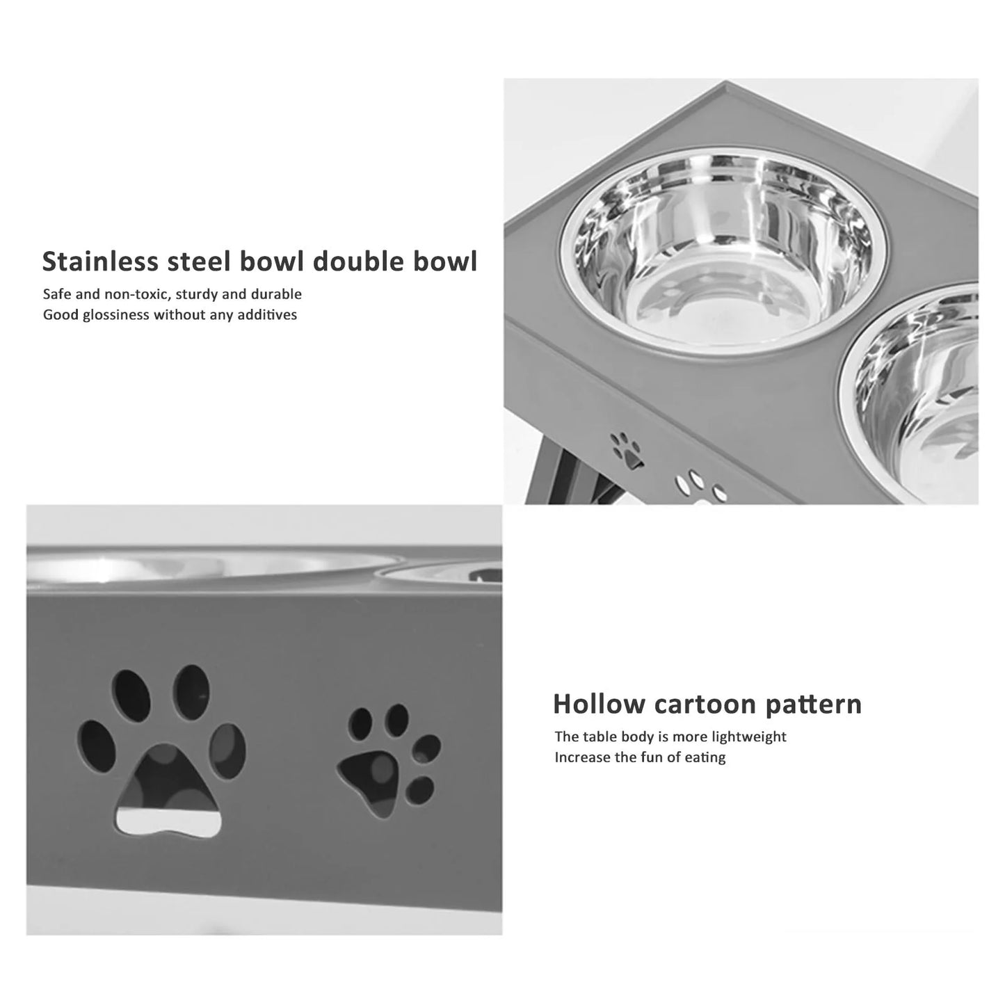 Stainless Steel Non-Slip and No Spill Dog Bowl