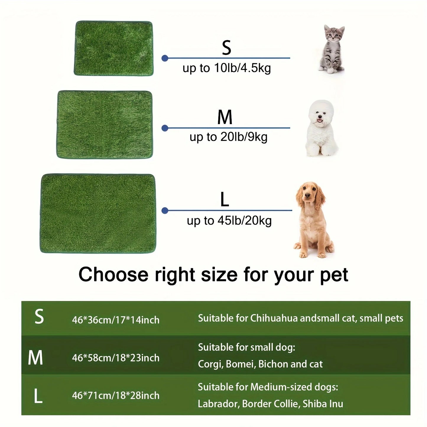 Odor-Control Washable & Reusable Potty Training Mat