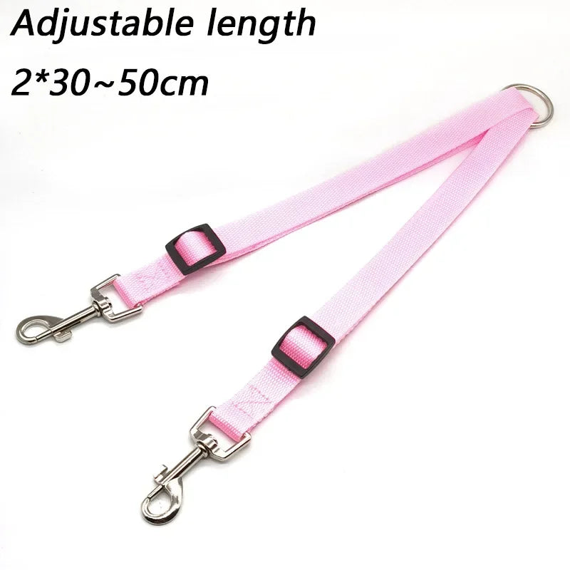 Adjustable Double Coupler Dog Leash