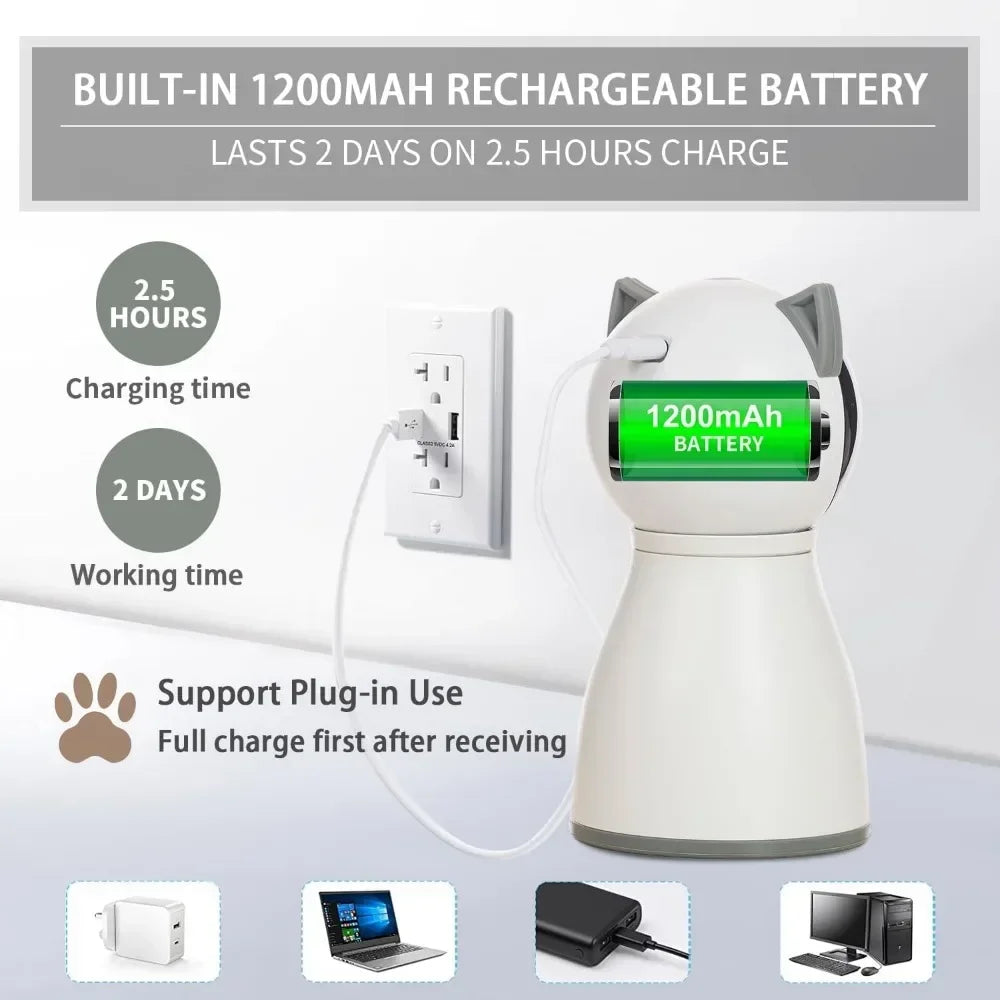 Indoor Automatic Rechargeable Motion Activated Cat Laser Toy
