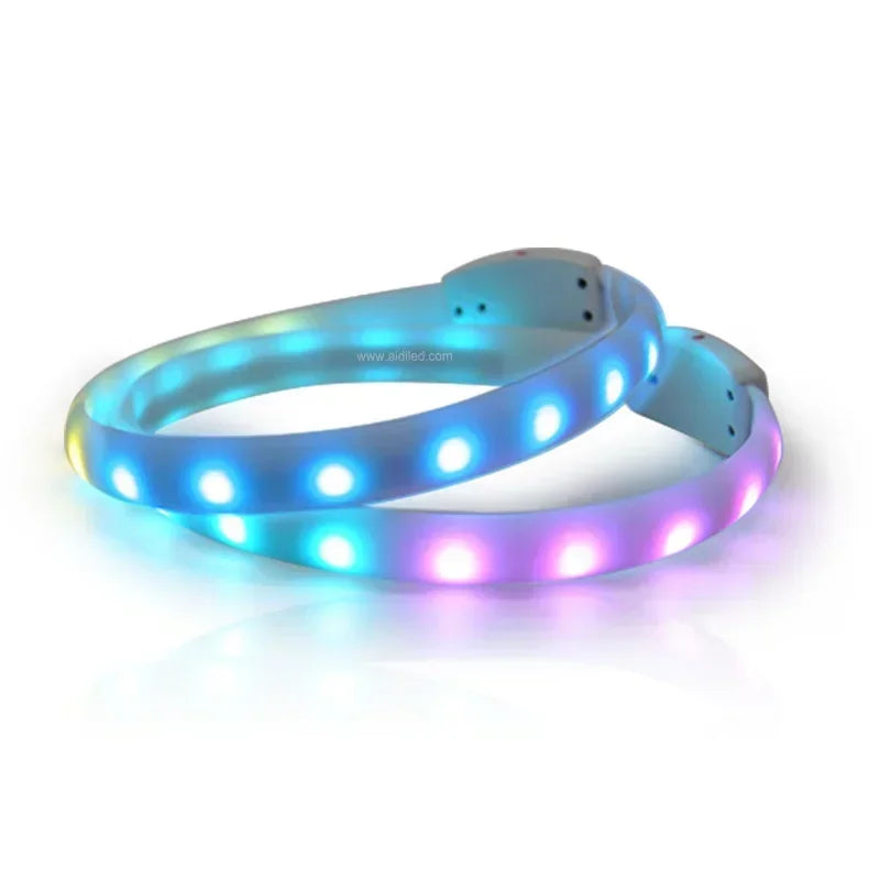 Durable LED With Flashing Lights Safety Pet Collar