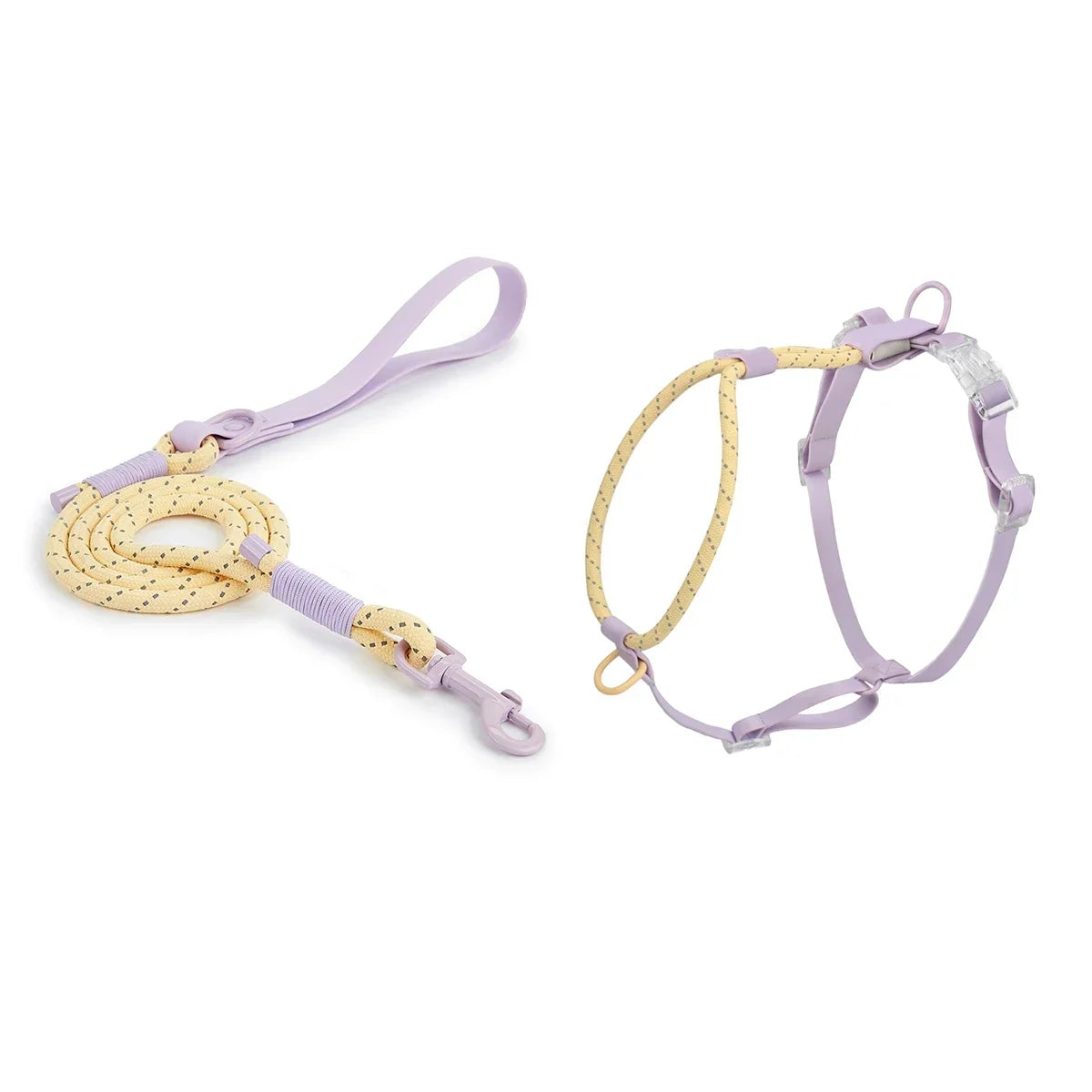 No Pull Safety Reflective Nylon Leash and Harness for Small And Medium Dogs