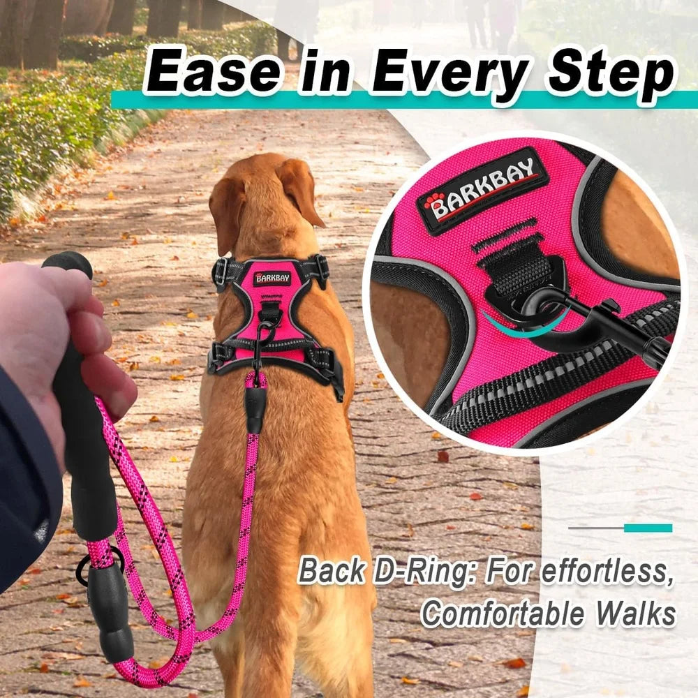 No Pull Adjustable Reflective Dog Harness