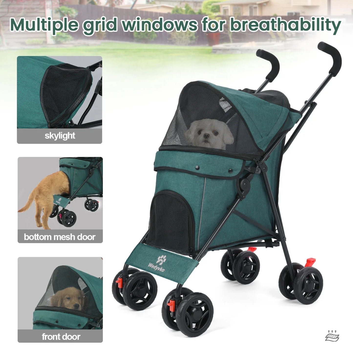 Universal Lightweight Folding and Breathable Stroller