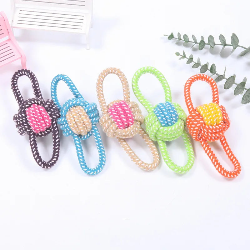 Interactive Cotton Rope Chew Toy