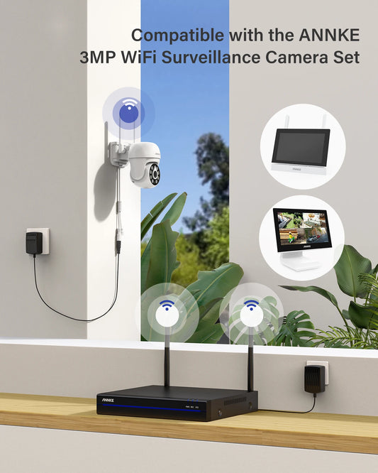 Motion Detection Color Night Vision Two-Way Audio Works With Alexa Wireless Security Camera