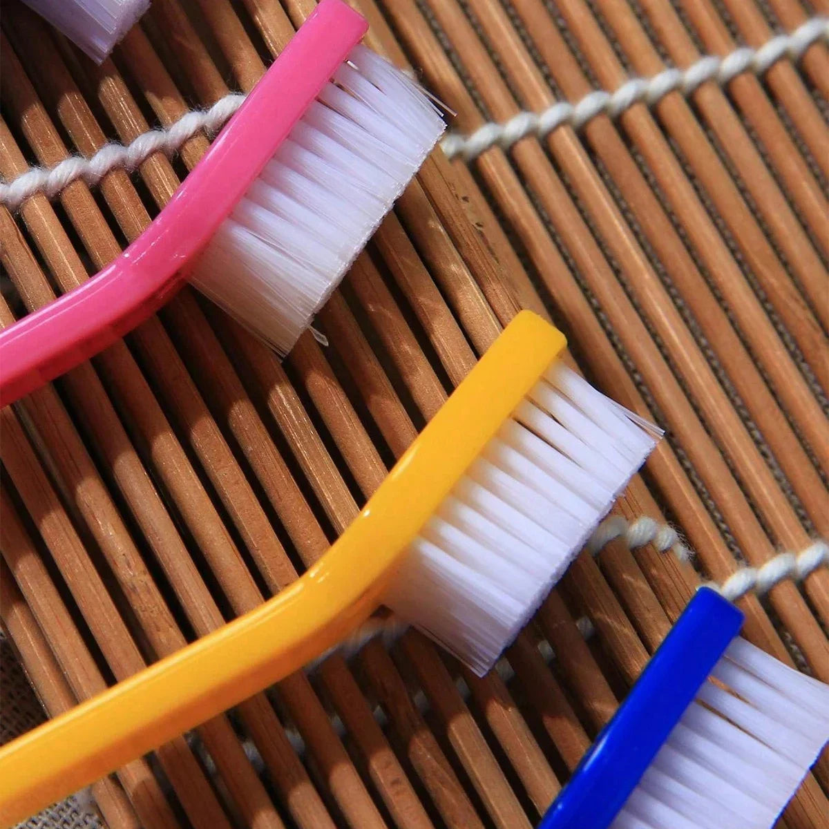 5pcs Double-head Long Handle Pet Toothbrush