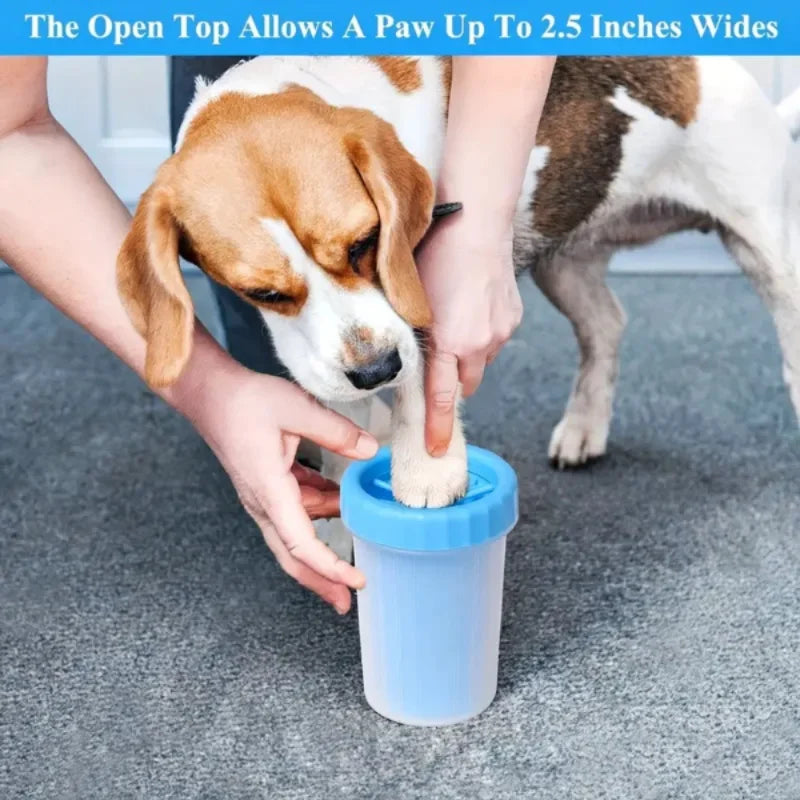 Portable Paw Cleaner Cup for Dogs & Cats - Compact, Durable Mud & Dirt Remover Tool - Lightweight, Travel-Friendly Grooming