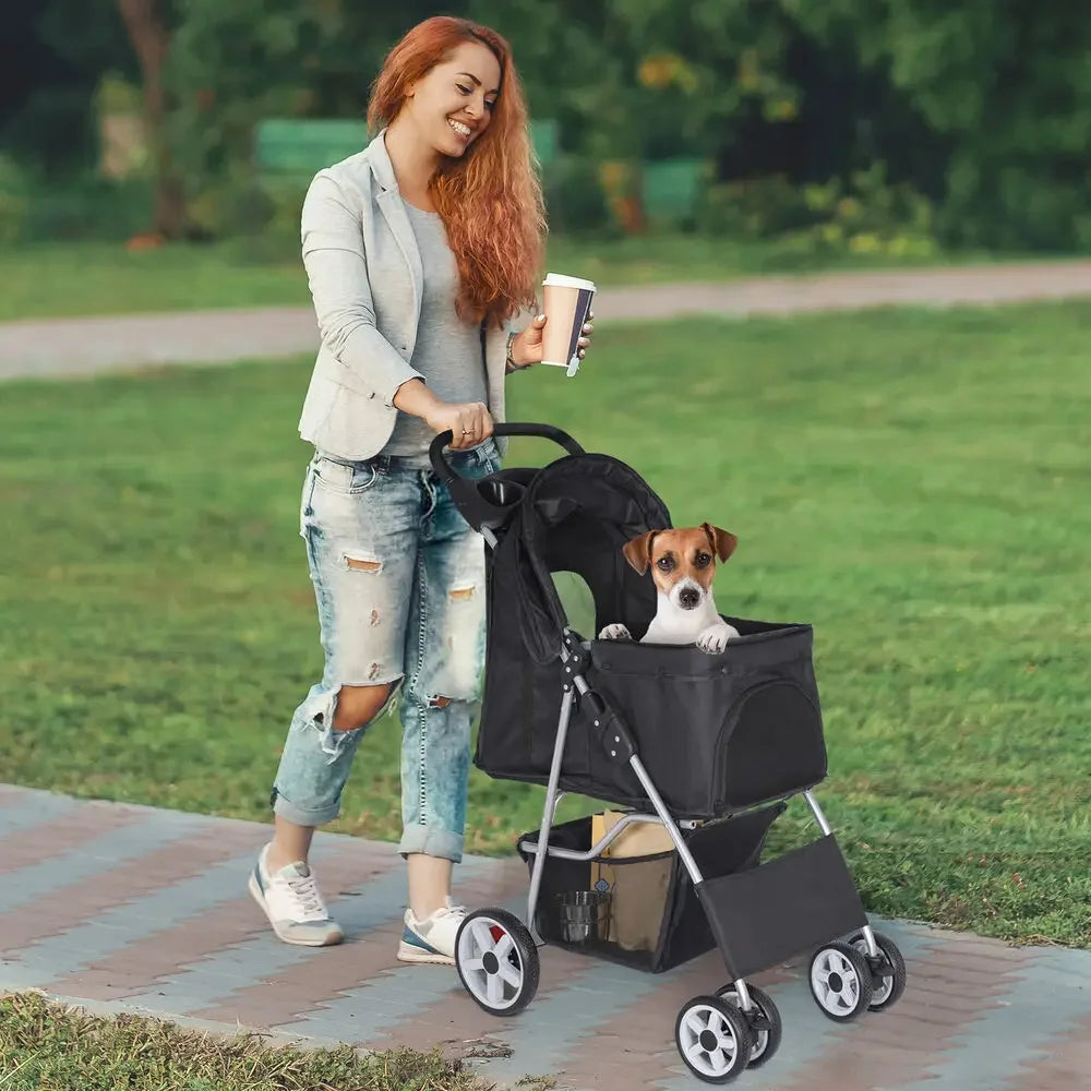 Pet Foldable Travel Stroller