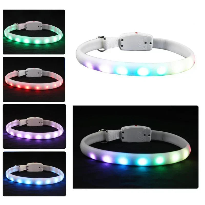 Durable LED With Flashing Lights Safety Pet Collar