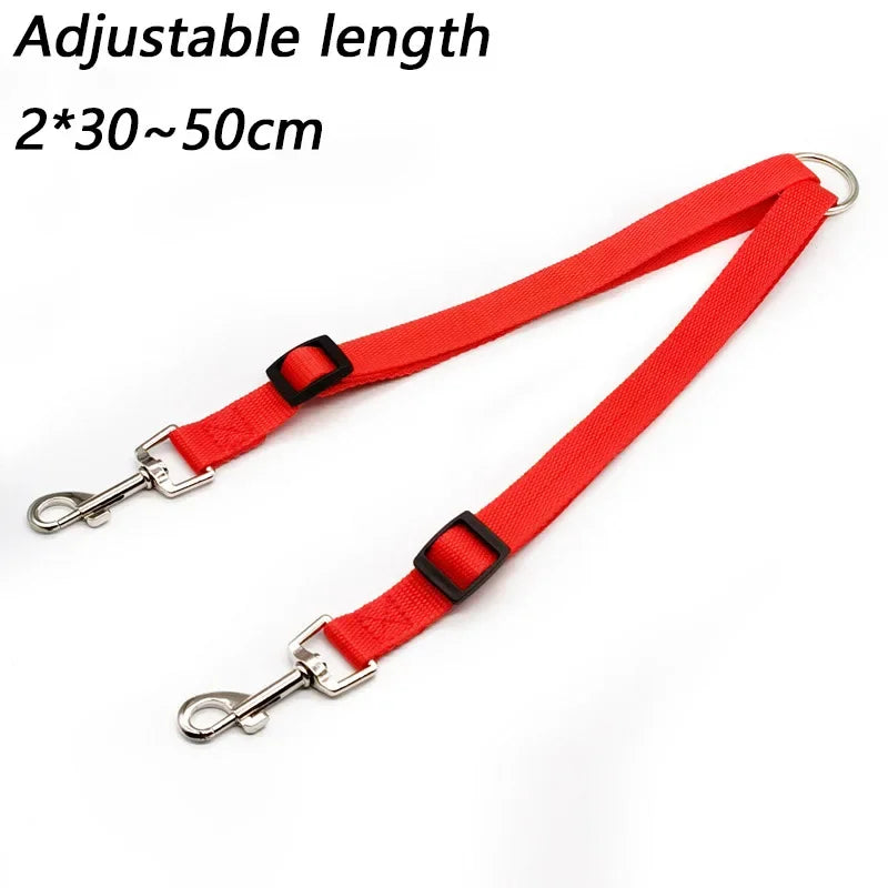 Adjustable Double Coupler Dog Leash